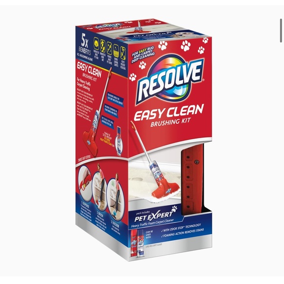 Resolve Pet Expert Easy Clean Carpet Cleaner Gadget Foam Spray Refill, 2 Pcs Set - Picture 1 of 16
